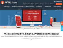 Tablet Screenshot of indiainternets.com